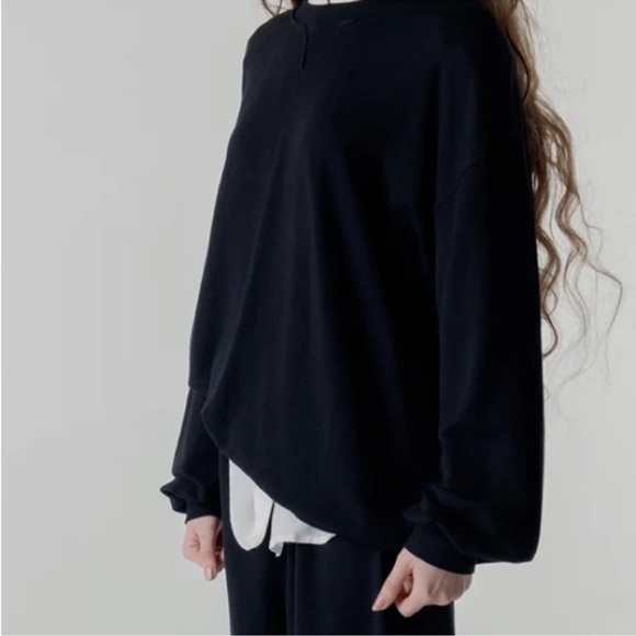 EUC Selkie The Caviar Pillow Sweater Sweatshirt Black 5X - Picture 3 of 4